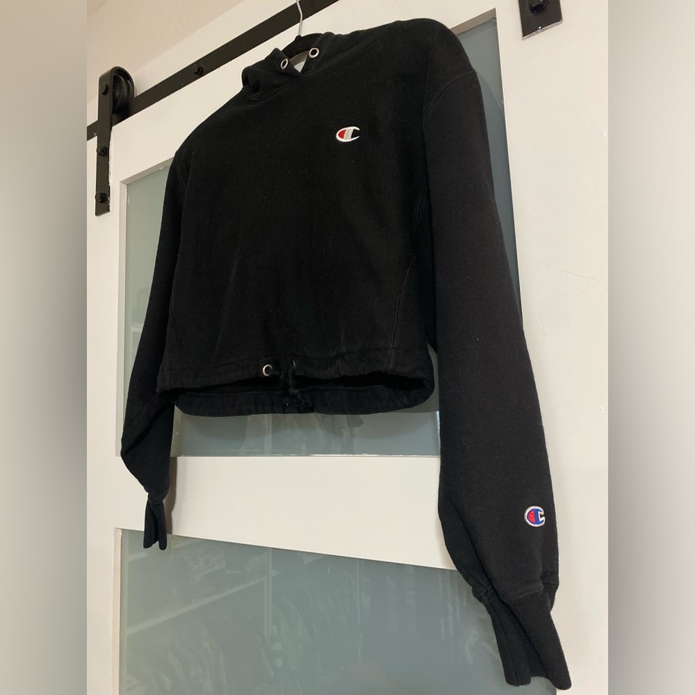 XS Champion Crop Hoodie